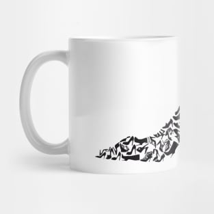 Stiletto with different shoe silhouettes Mug